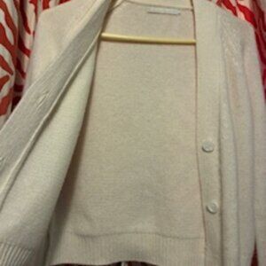 Ivory Cashmere sweater by "One Grey Day", x small/small